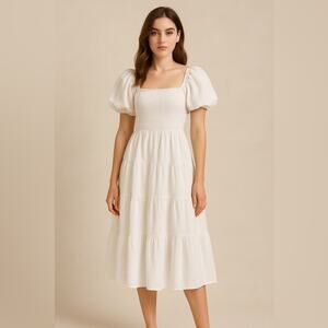 Beulah Puff Sleeve Dress